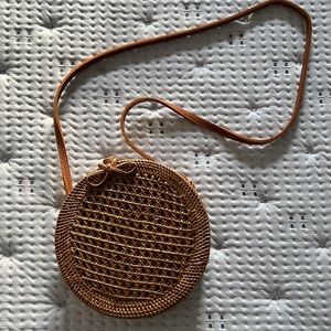 Anthropologie Weave Crossbody